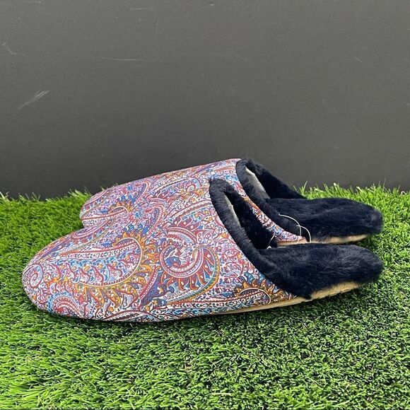 J. Crew Paisley Scuff Slippers NWT - Picture 3 of 8